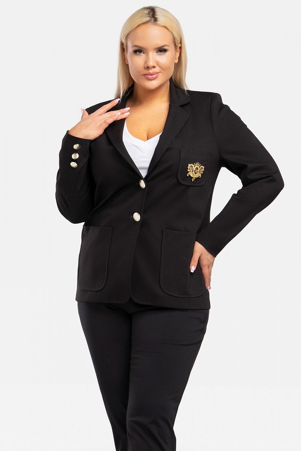 Blazer femme taille plus model 195031 Karko