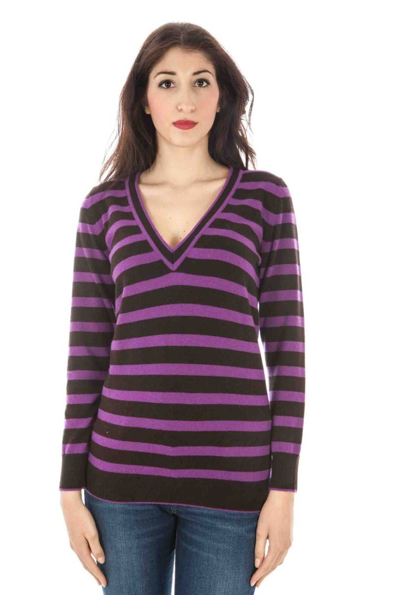 PULL FEMME FRED PERRY VIOLET-0