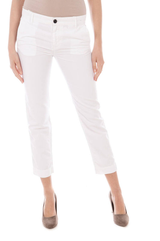 PANTALON FEMME FRED PERRY BLANC-0