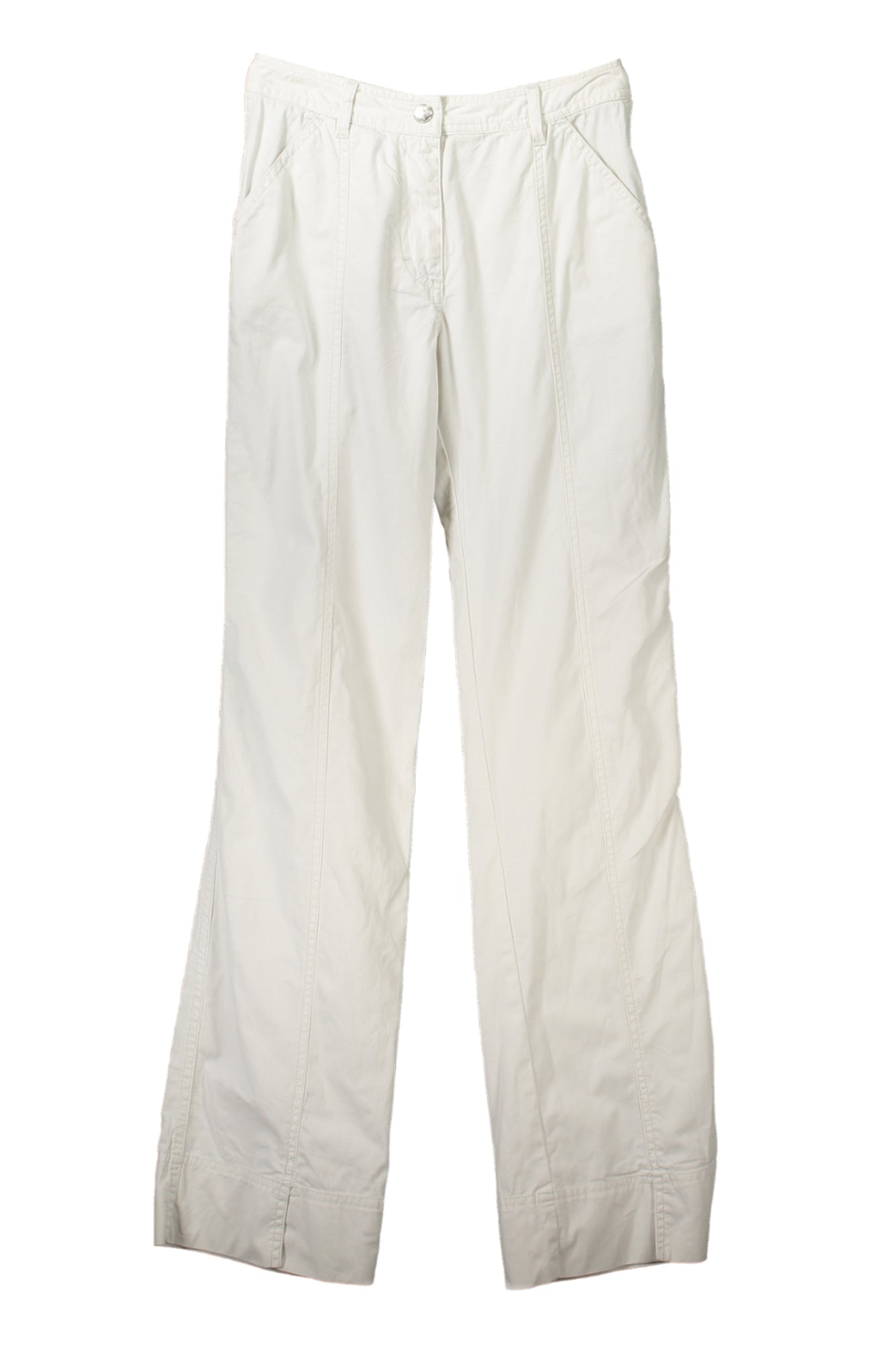 PANTALON FEMME GAS BLANC-0