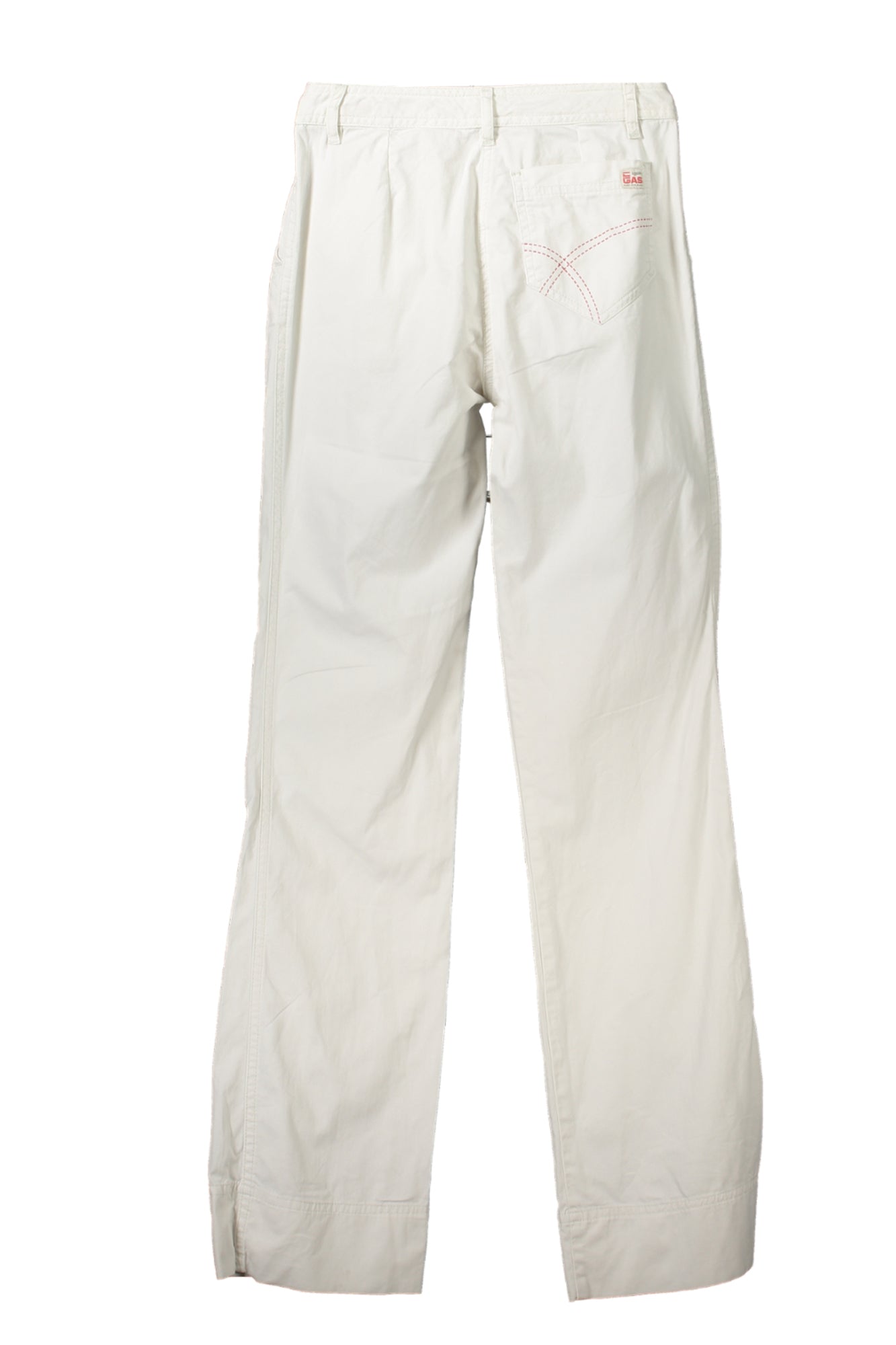 PANTALON FEMME GAS BLANC-1