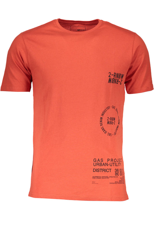 GAS T-SHIRT MANCHES COURTES HOMME ORANGE-0