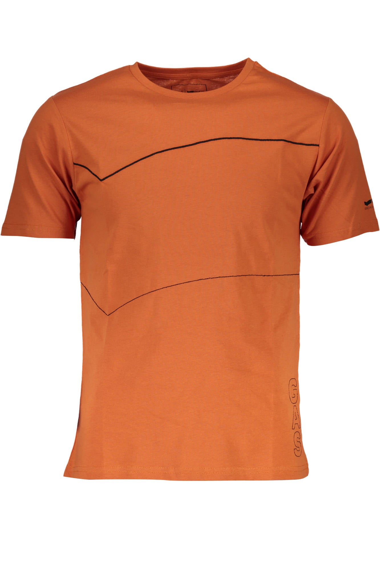 GAS T-SHIRT MANCHES COURTES HOMME ORANGE-0