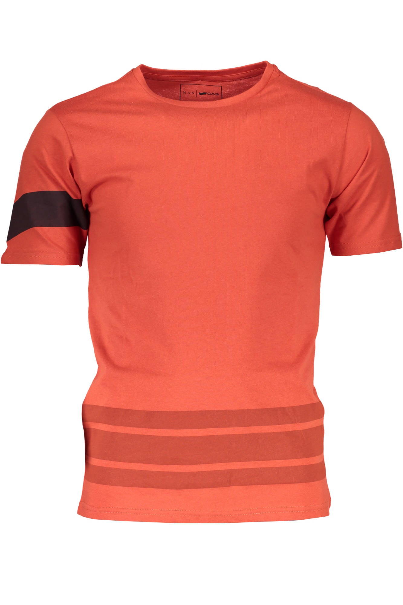 GAS T-SHIRT MANCHES COURTES HOMME ORANGE-0