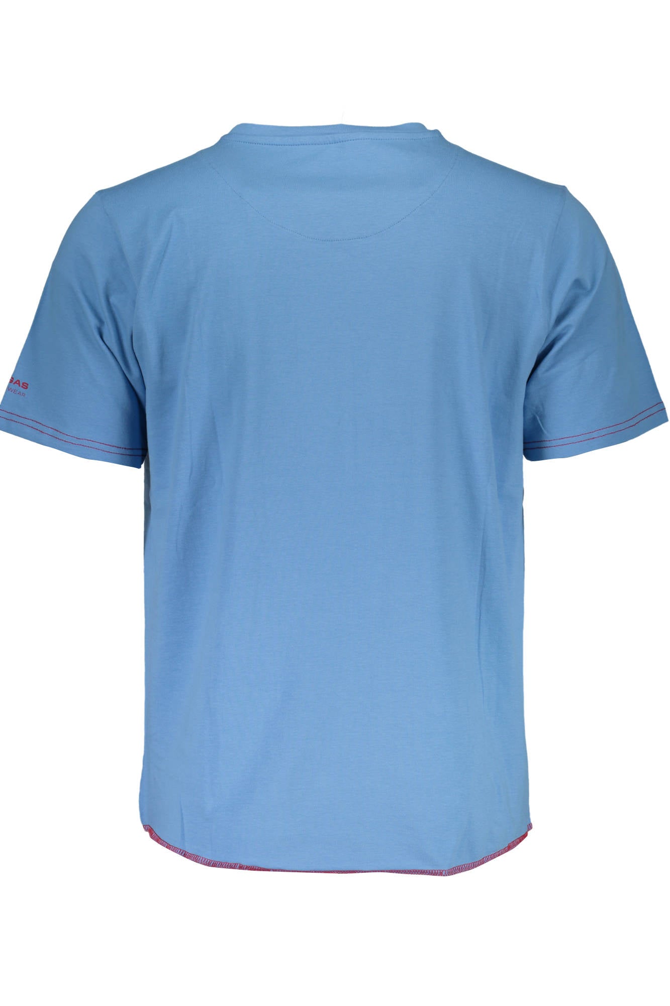 GAS T-SHIRT MANCHES COURTES HOMME BLEU CLAIR-1