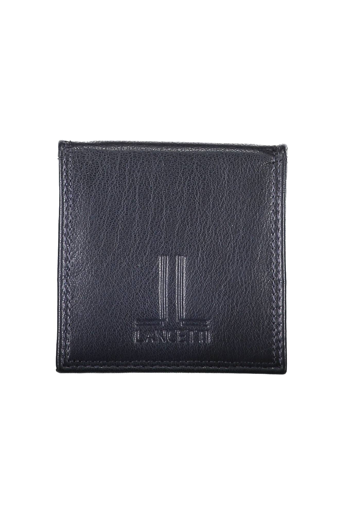 PORTE-MONNAIE HOMME LANCETTI BLEU-0