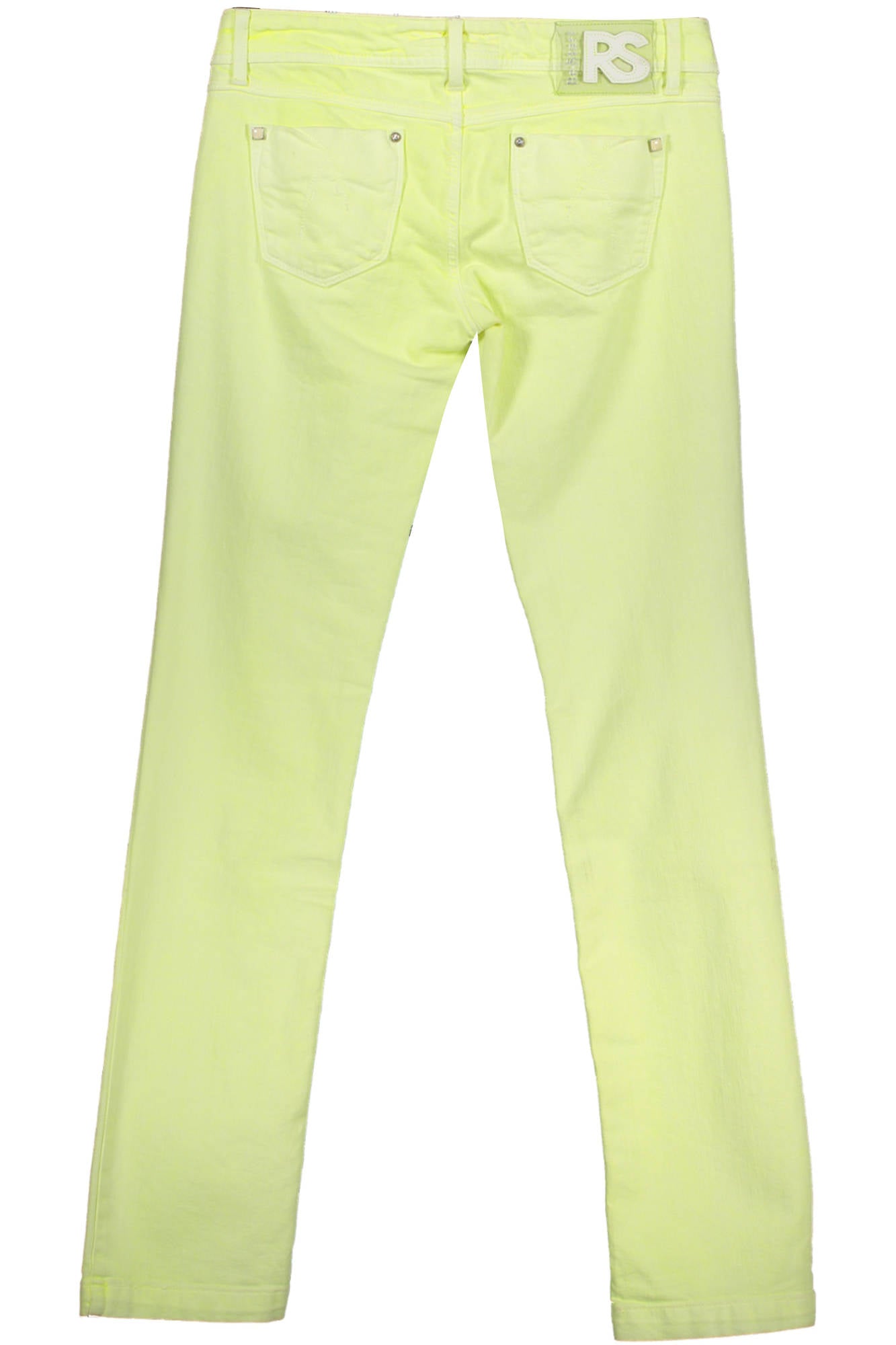 PANTALON FEMME RE-START JAUNE-1