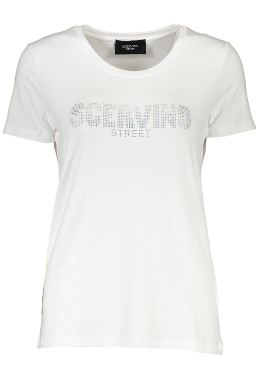 T-SHIRT MANCHES COURTES FEMME SCERVINO STREET BLANC-0