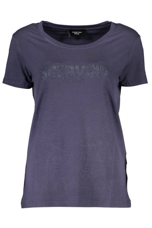 T-SHIRT MANCHES COURTES FEMME SCERVINO STREET BLEU-0