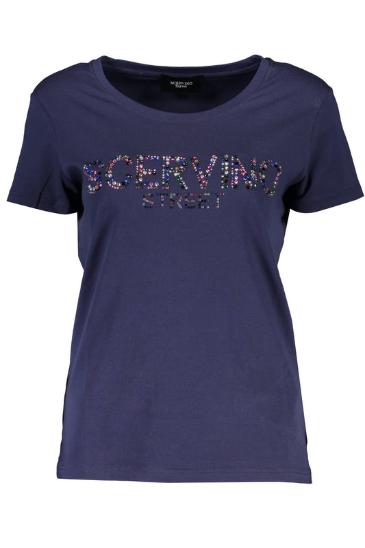 T-SHIRT MANCHES COURTES FEMME SCERVINO STREET BLEU-0