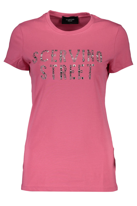 T-SHIRT MANCHES COURTES FEMME SCERVINO STREET ROSE-0