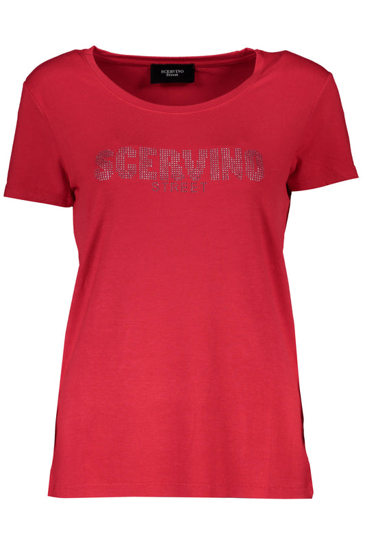 T-SHIRT MANCHES COURTES FEMME SCERVINO STREET ROUGE-0