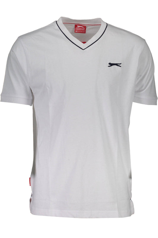 SLAZENGER T-SHIRT MANCHES COURTES HOMME BLANC-0