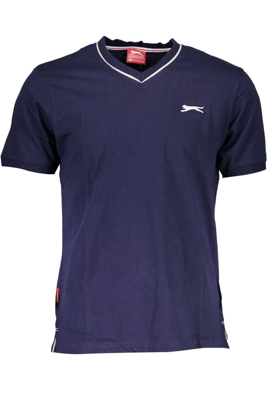 SLAZENGER T-SHIRT MANCHES COURTES HOMME BLEU-0