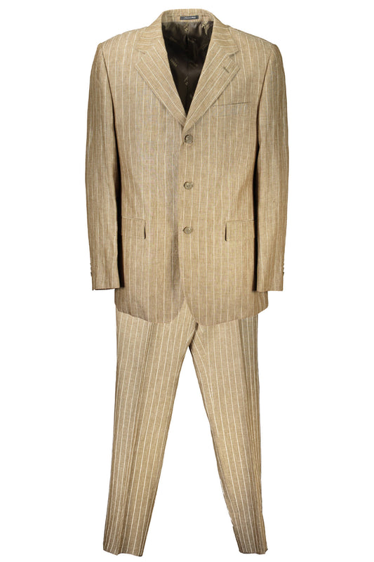 VERRI MILANO COSTUME HOMME CLASSIQUE BEIGE-0