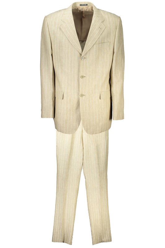 VERRI MILANO COSTUME HOMME CLASSIQUE BEIGE-0